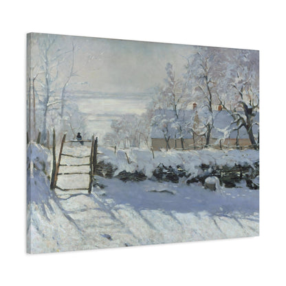 The Magpie By Claude Monet