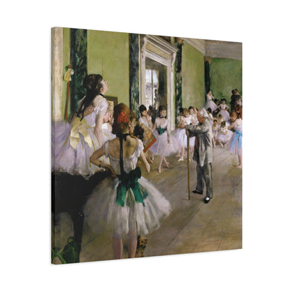 The Ballet Class By Edgar Degas