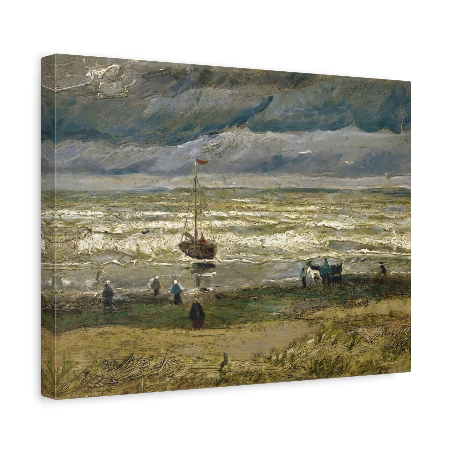 Beach at Scheveningen in Stormy Weather By Vincent van Gogh