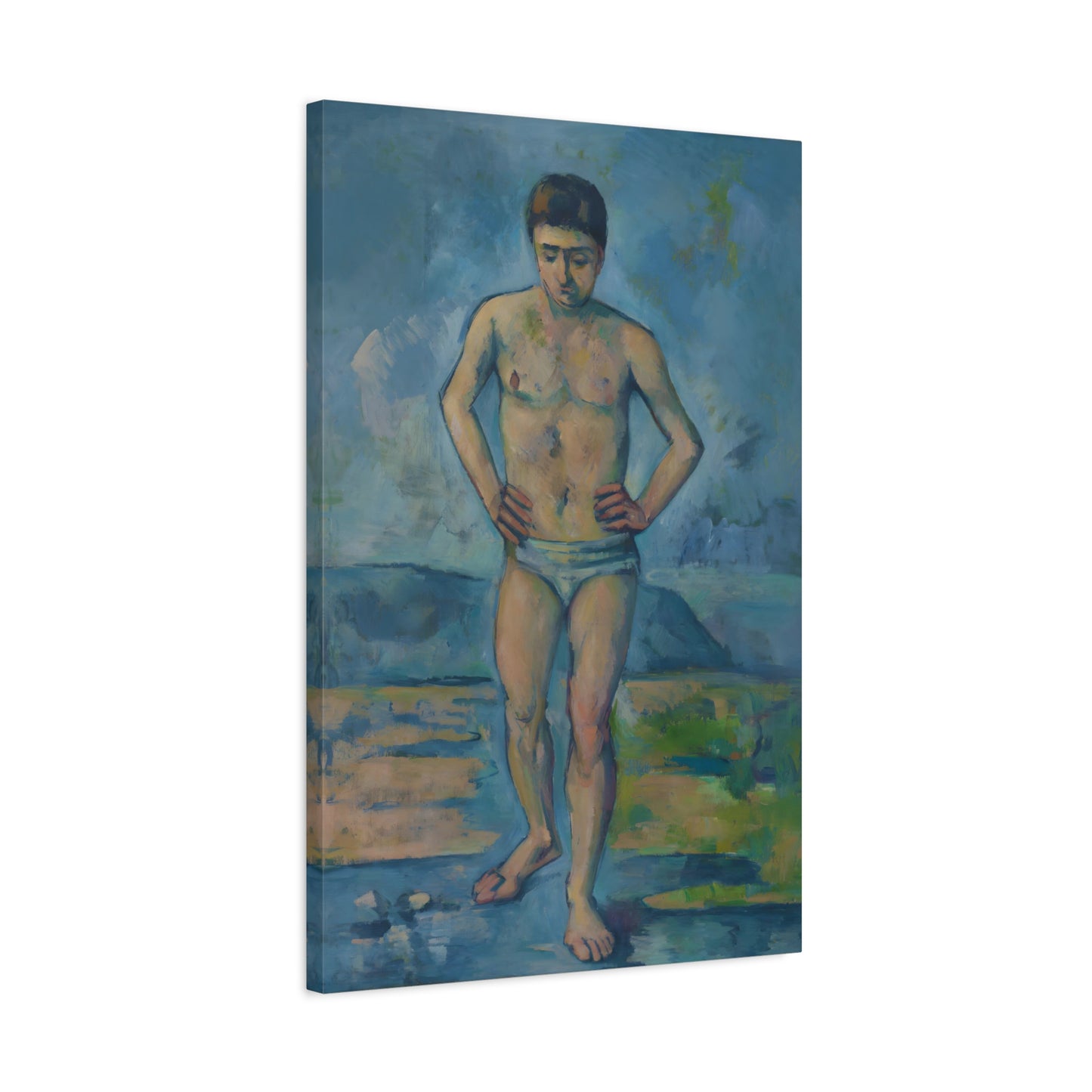 The Bather By Paul Cézanne