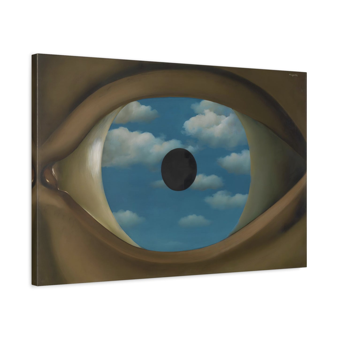 The False Mirror By René Magritte