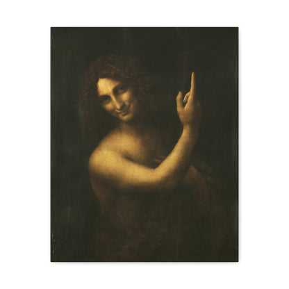 Saint John the Baptist By Leonardo da Vinci