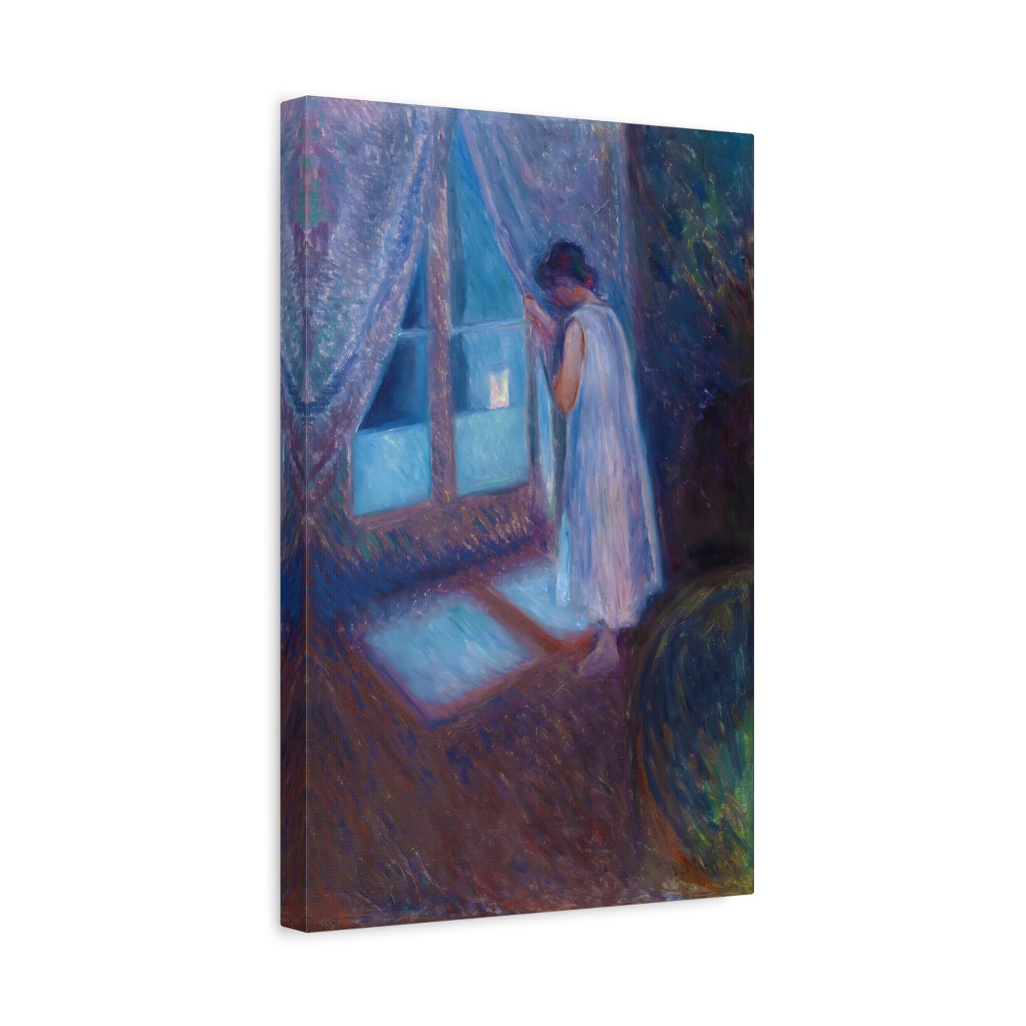 Girl Looking out the Window By Edvard Munch