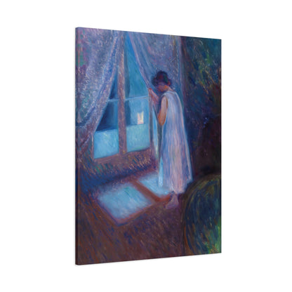 Girl Looking out the Window By Edvard Munch