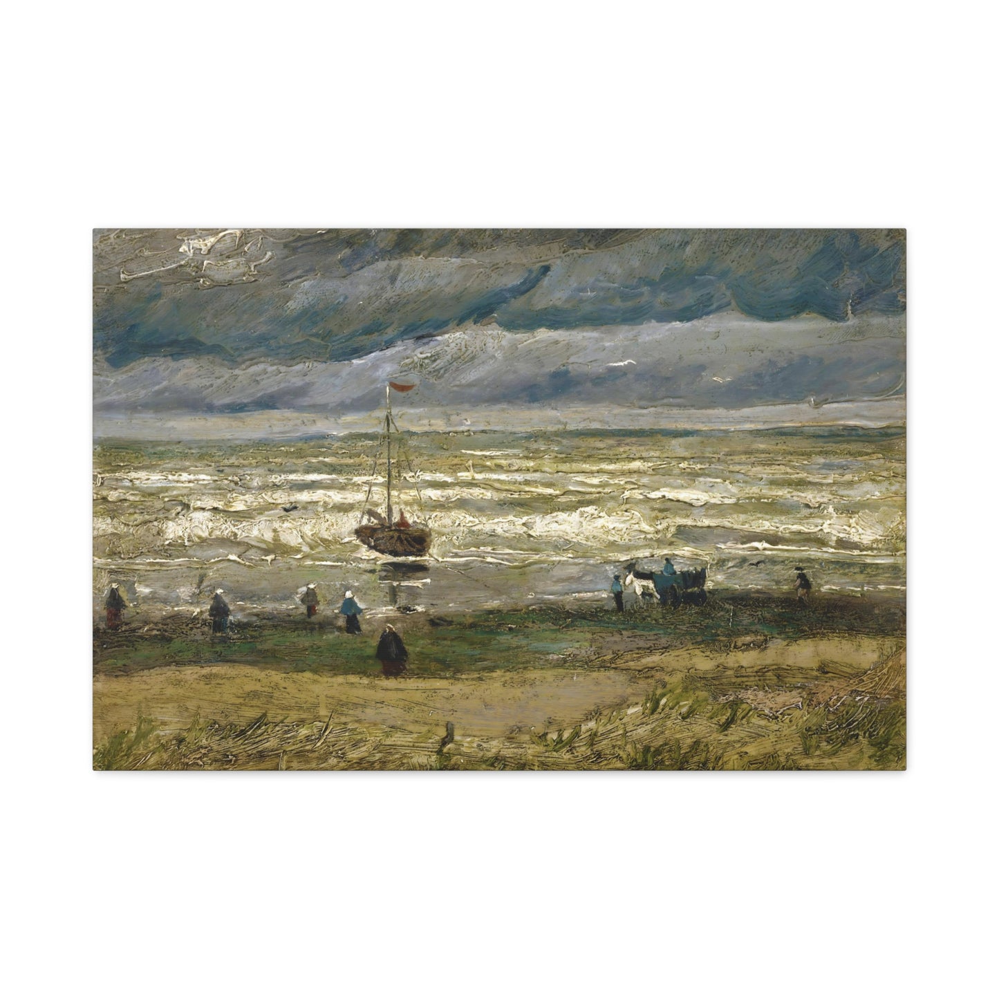 Beach at Scheveningen in Stormy Weather By Vincent van Gogh