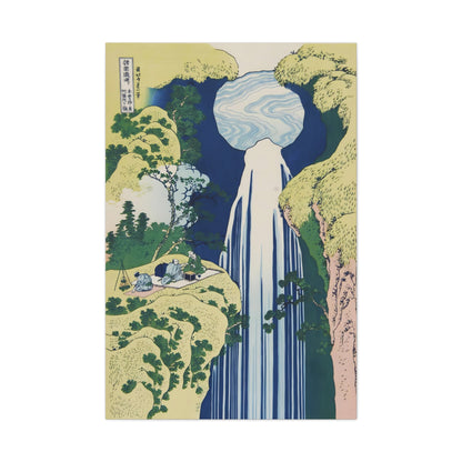 The Waterfall of Amida By Katsushika Hokusai