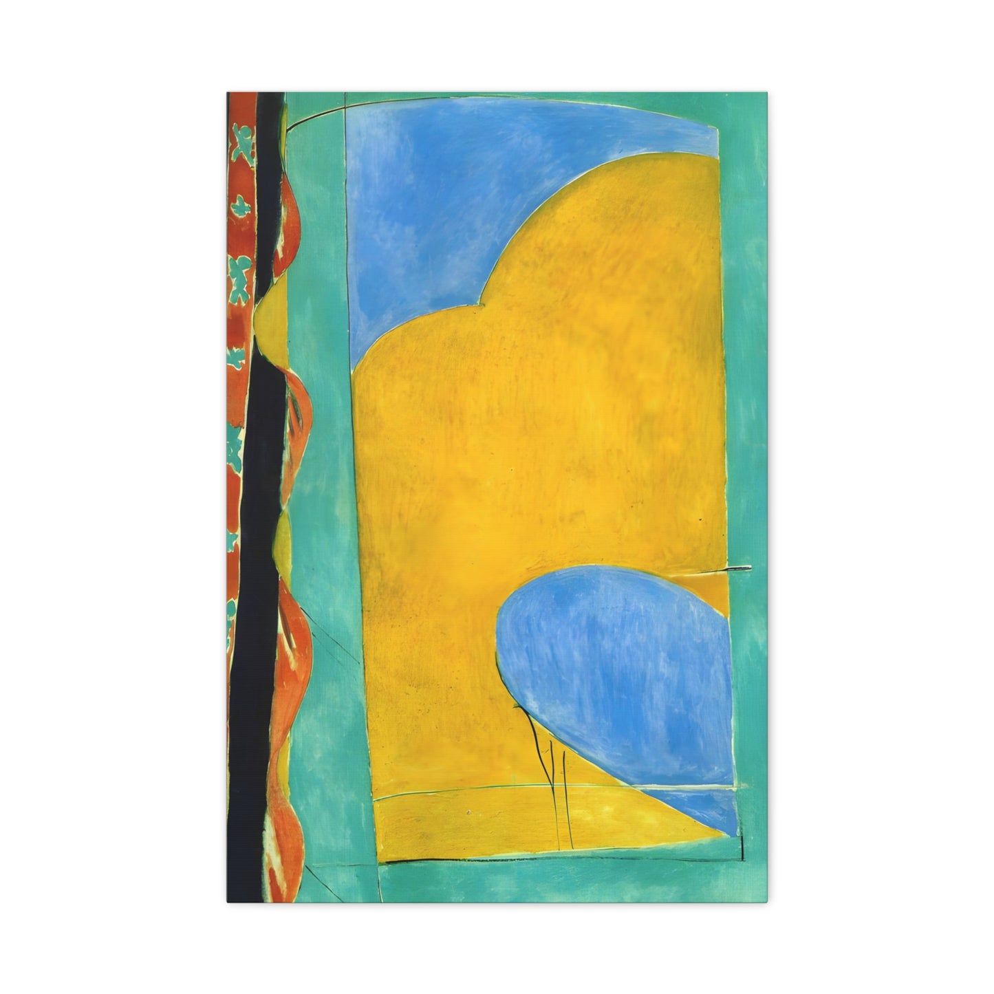 The Yellow Curtain By Henri Matisse