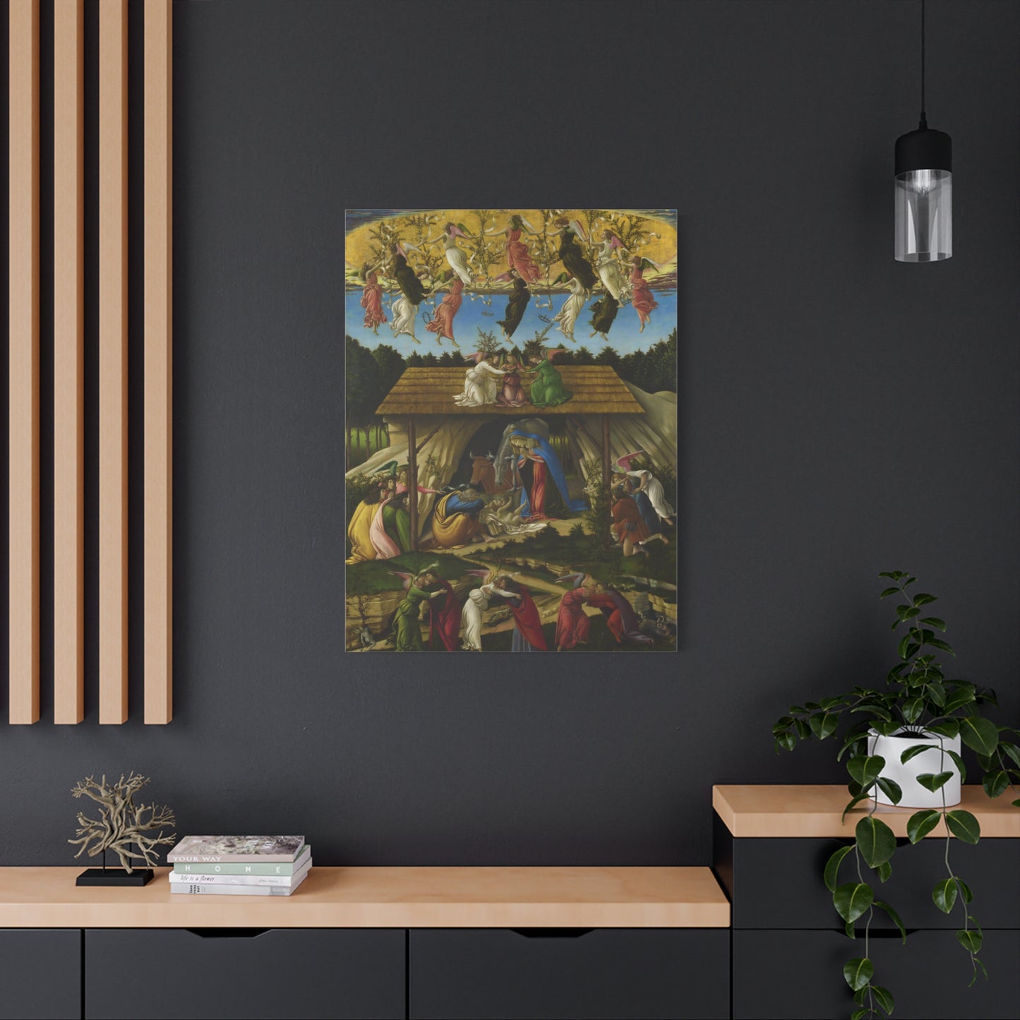 The Mystical Nativity By Sandro Botticelli