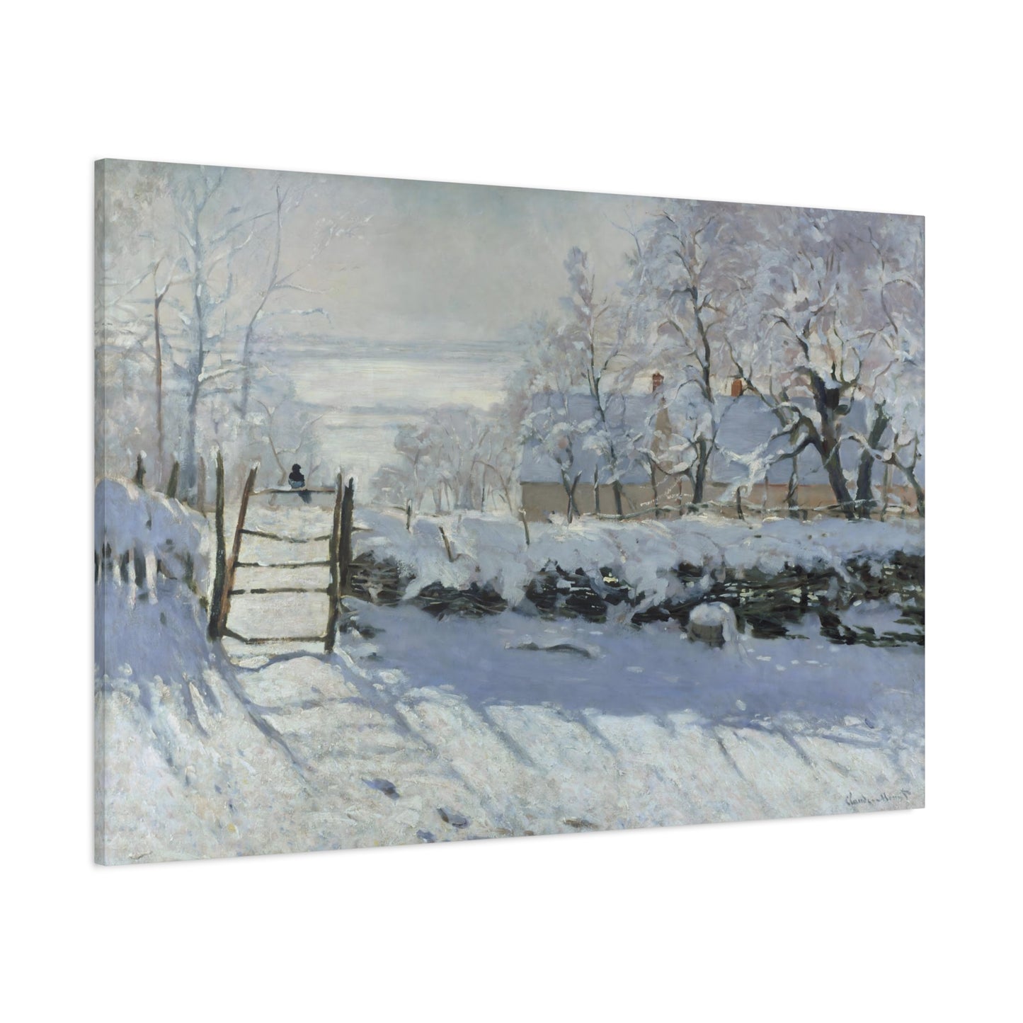 The Magpie By Claude Monet