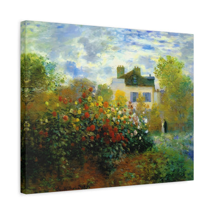 The Garden of Monet at Argenteuil By Claude Monet