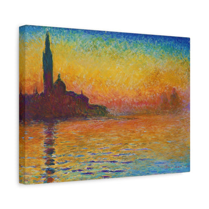 San Giorgio Maggiore at Dusk By Claude Monet