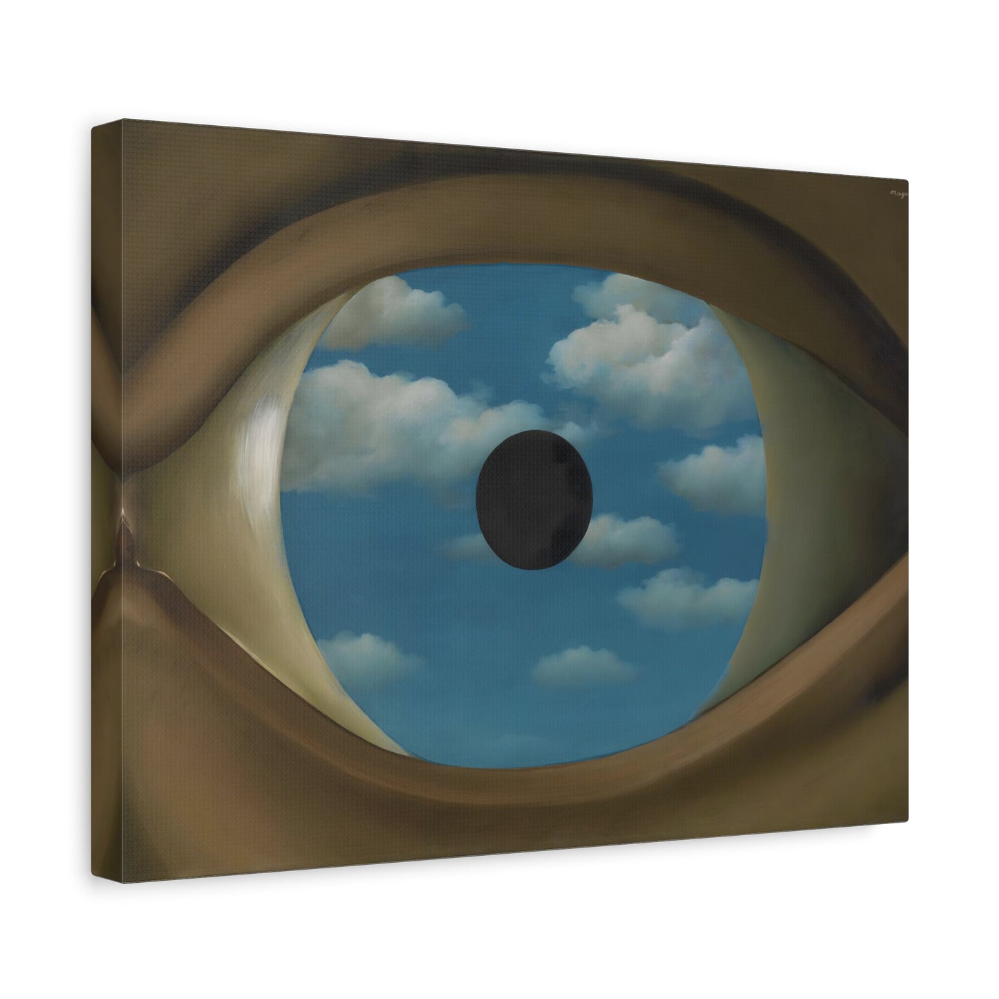 The False Mirror By René Magritte