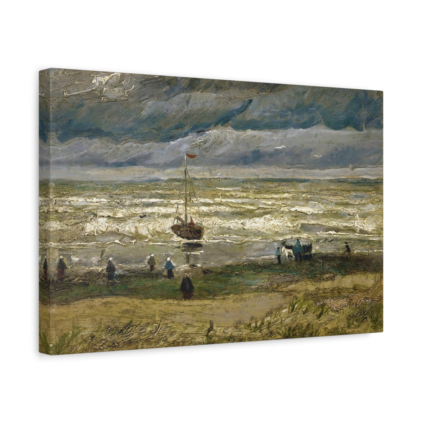 Beach at Scheveningen in Stormy Weather By Vincent van Gogh