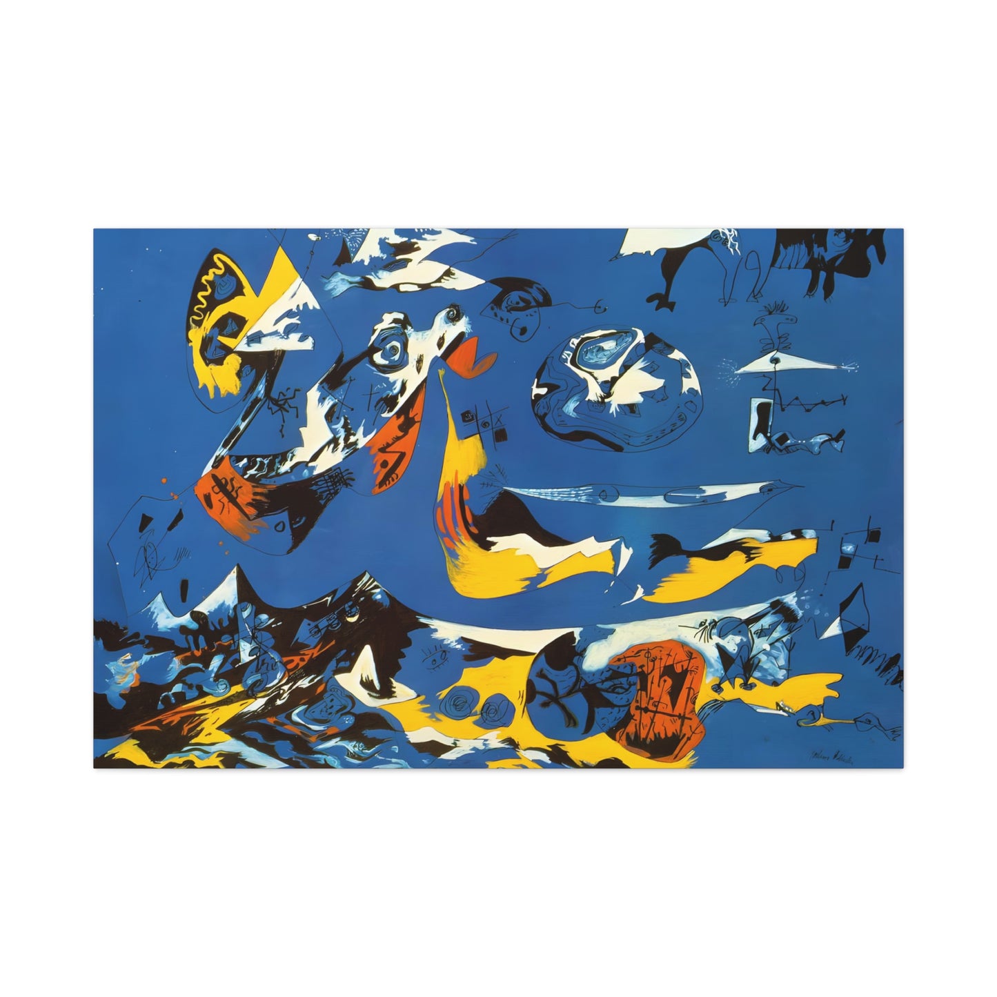 Blue (Moby Dick) By Jackson Pollock