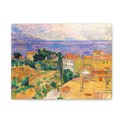 View of L'Estaque By Paul Cézanne