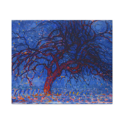 Avond (Evening) The Red Tree By Piet Mondrian