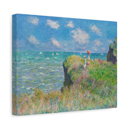 The Cliff Walk at Pourville By Claude Monet