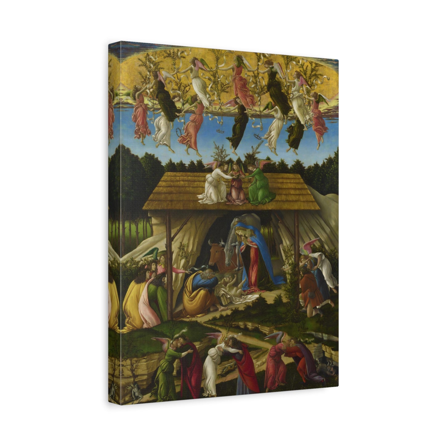 The Mystical Nativity By Sandro Botticelli