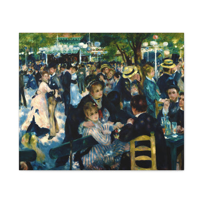 Bal du Moulin de la Galette By Pierre-Auguste Renoir