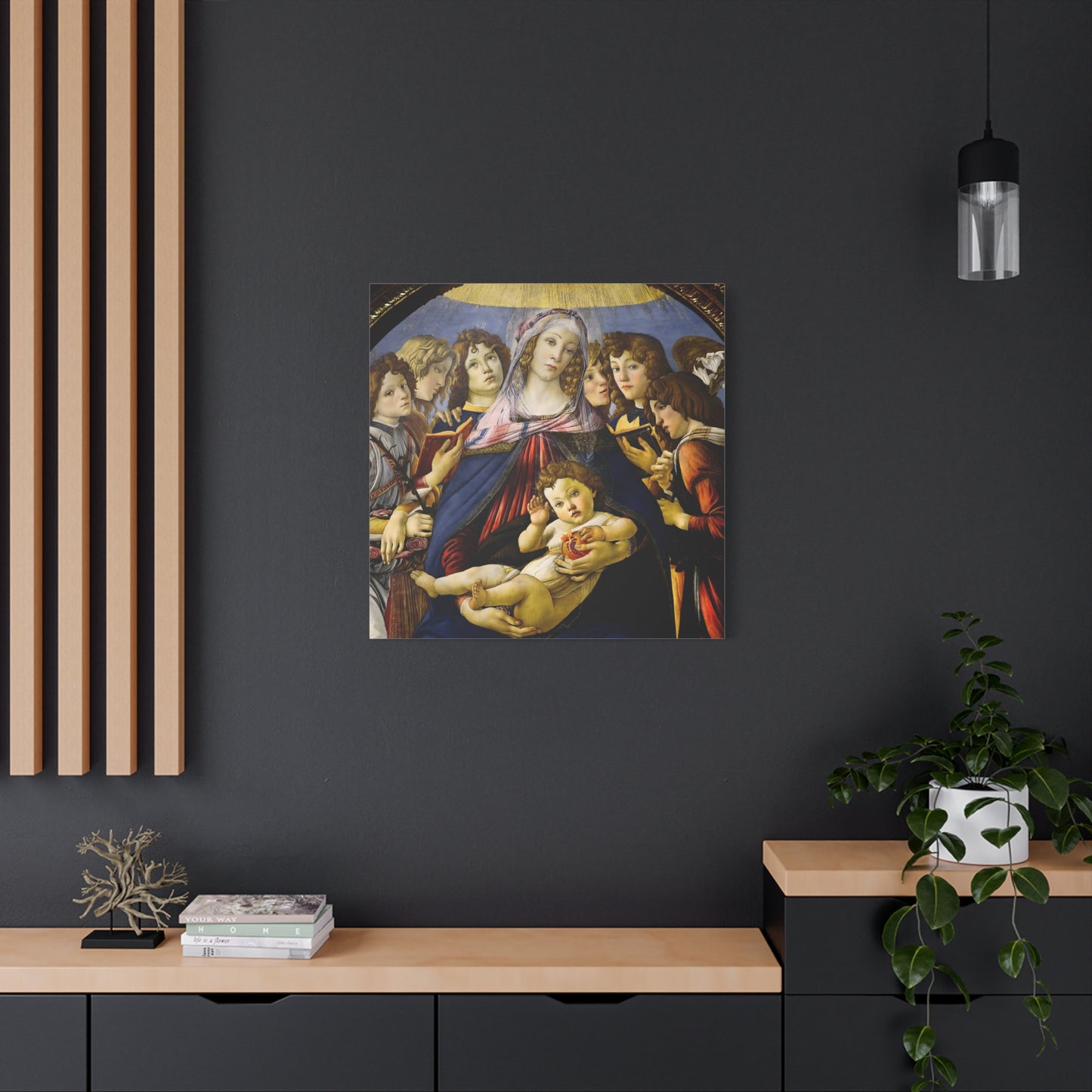 Madonna of the Pomegranate By Sandro Botticelli