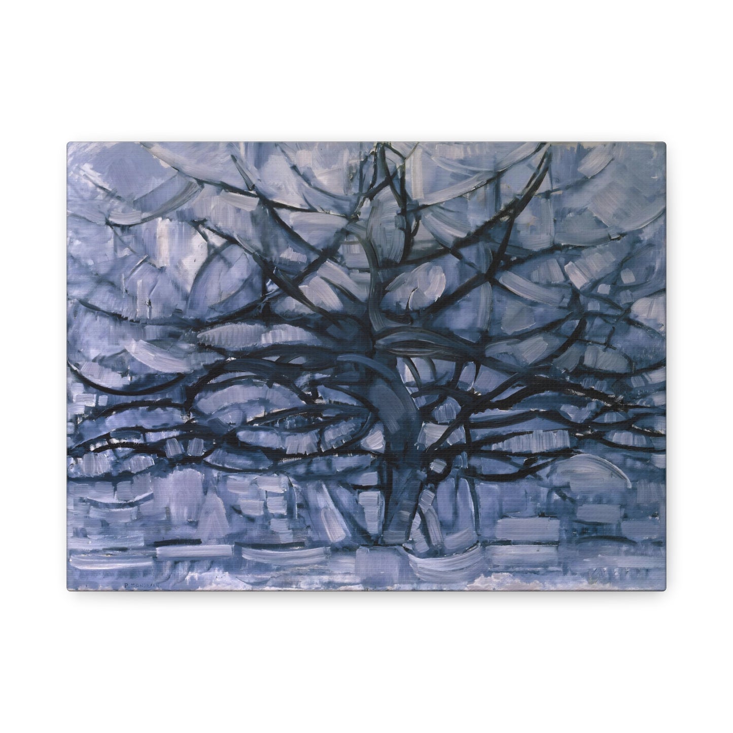 Gray Tree By Piet Mondrian