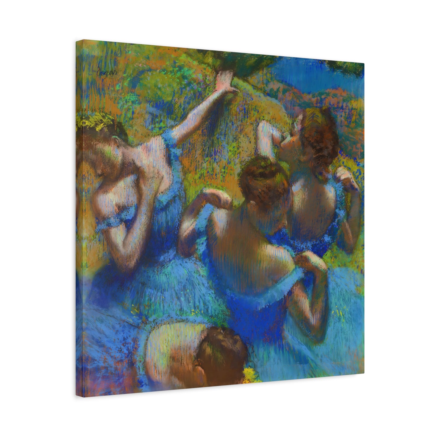 The Blue Dancers By Edgar Degas