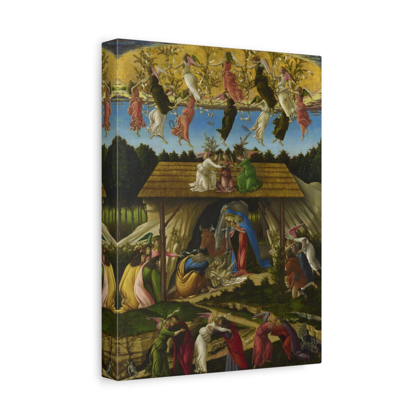 The Mystical Nativity By Sandro Botticelli