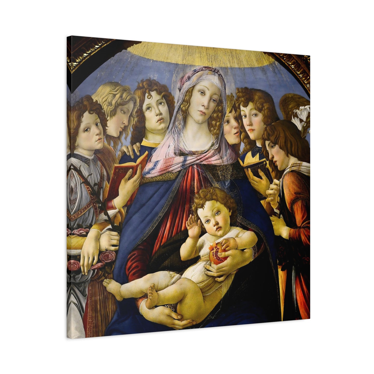 Madonna of the Pomegranate By Sandro Botticelli