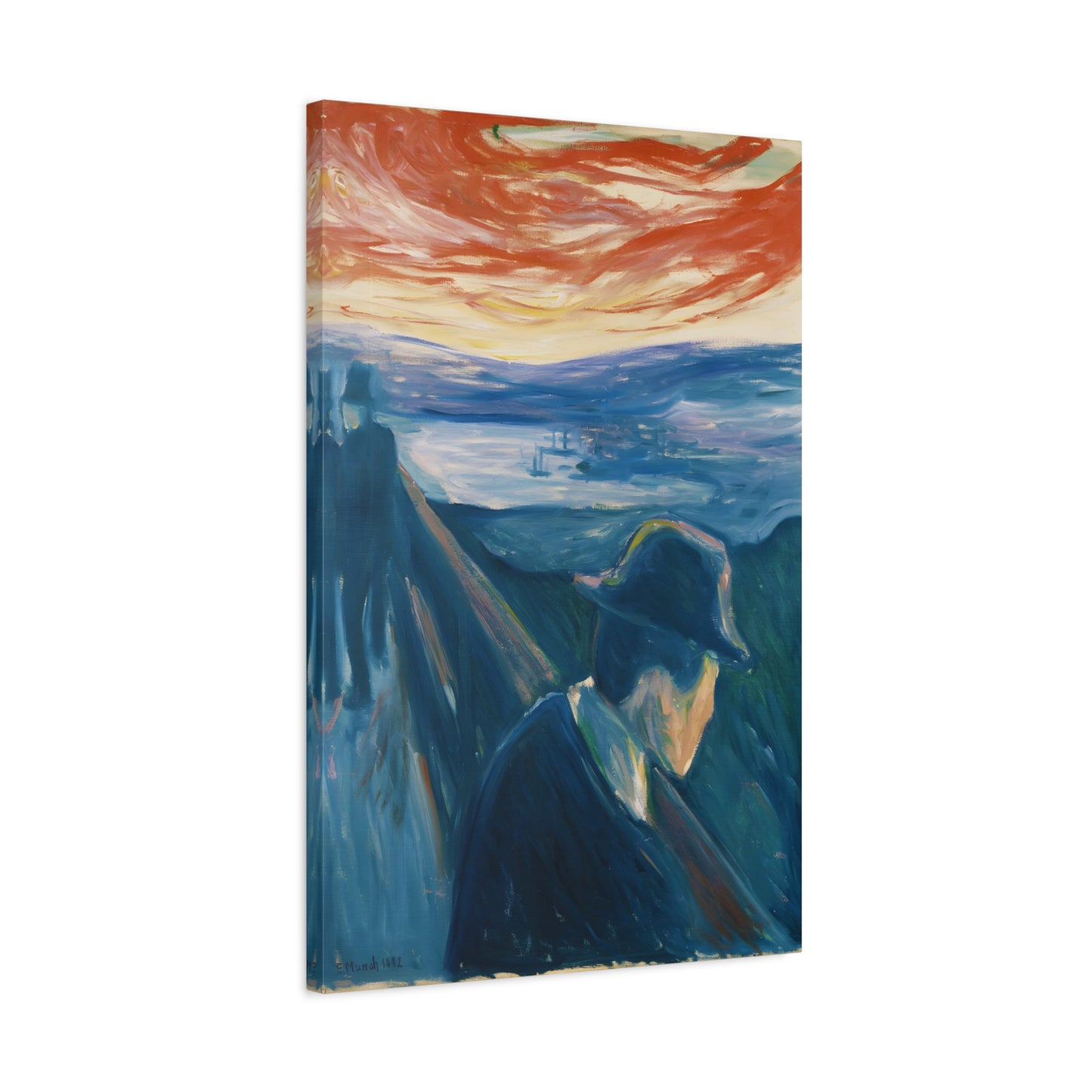 Sick Mood at Sunset. Despair By Edvard Munch