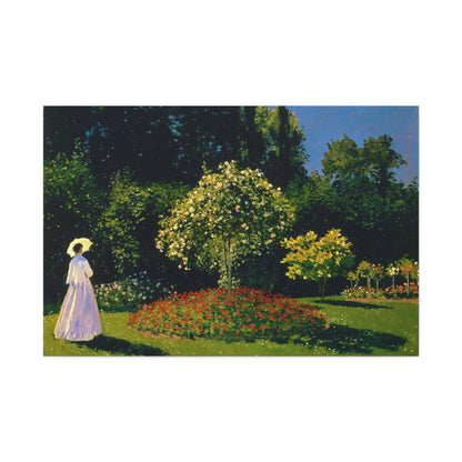 Jeanne-Marguerite Lecadre in the Garden By Claude Monet