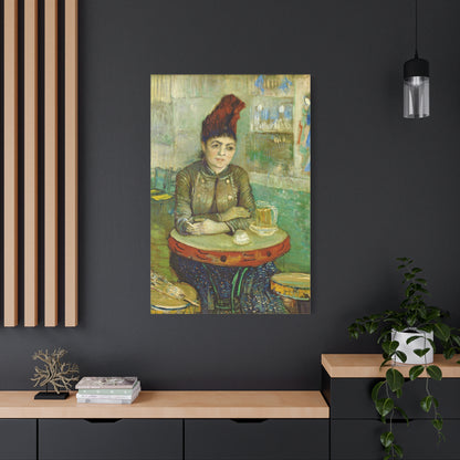 Segatori Sitting in the Café du Tambourin By Vincent van Gogh