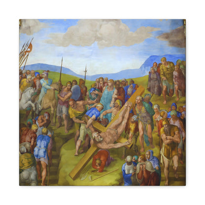 The Crucifixion of St. Peter By Michelangelo