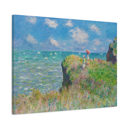 The Cliff Walk at Pourville By Claude Monet