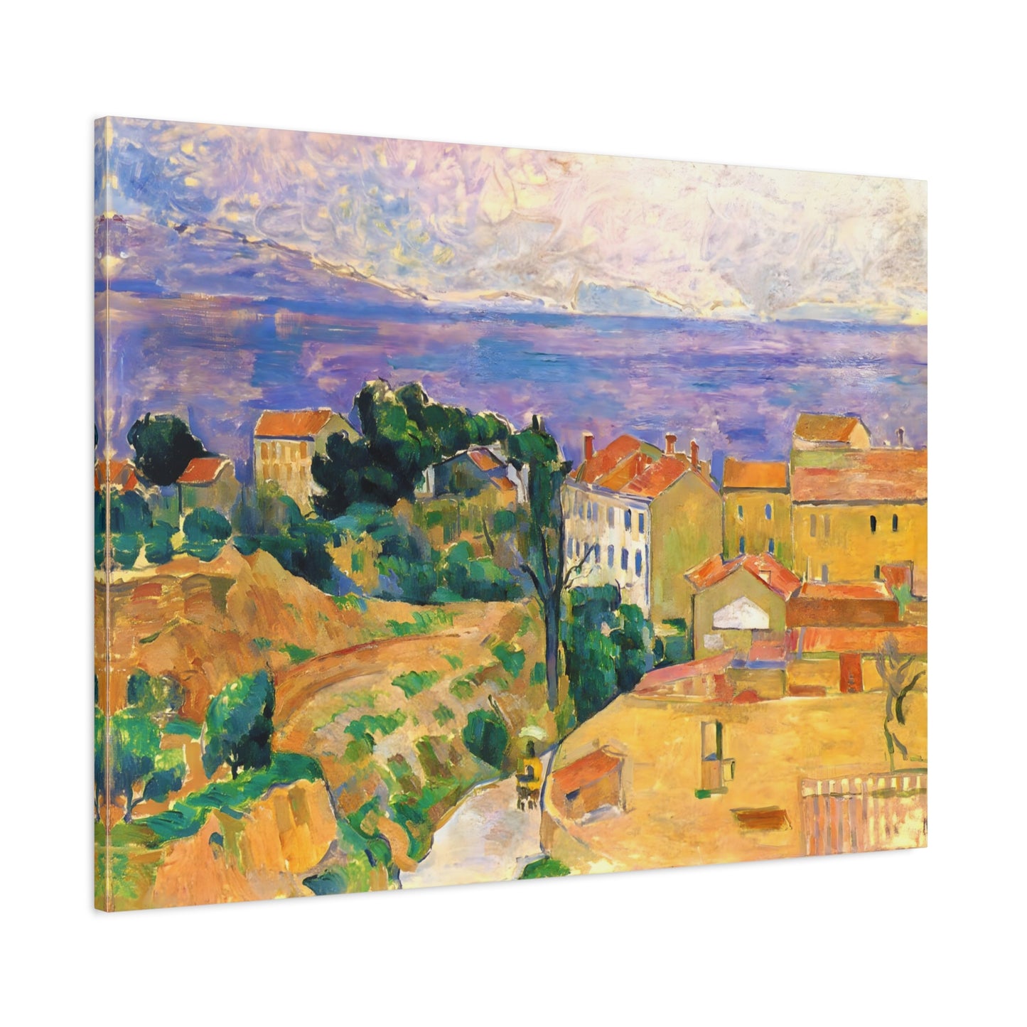 View of L'Estaque By Paul Cézanne