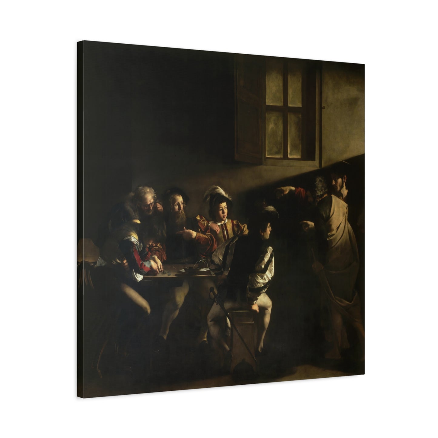 The Calling of St. Matthew By Caravaggio