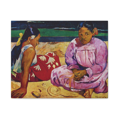 Tahitian Women on the Beach By Eugène Henri Paul Gauguin