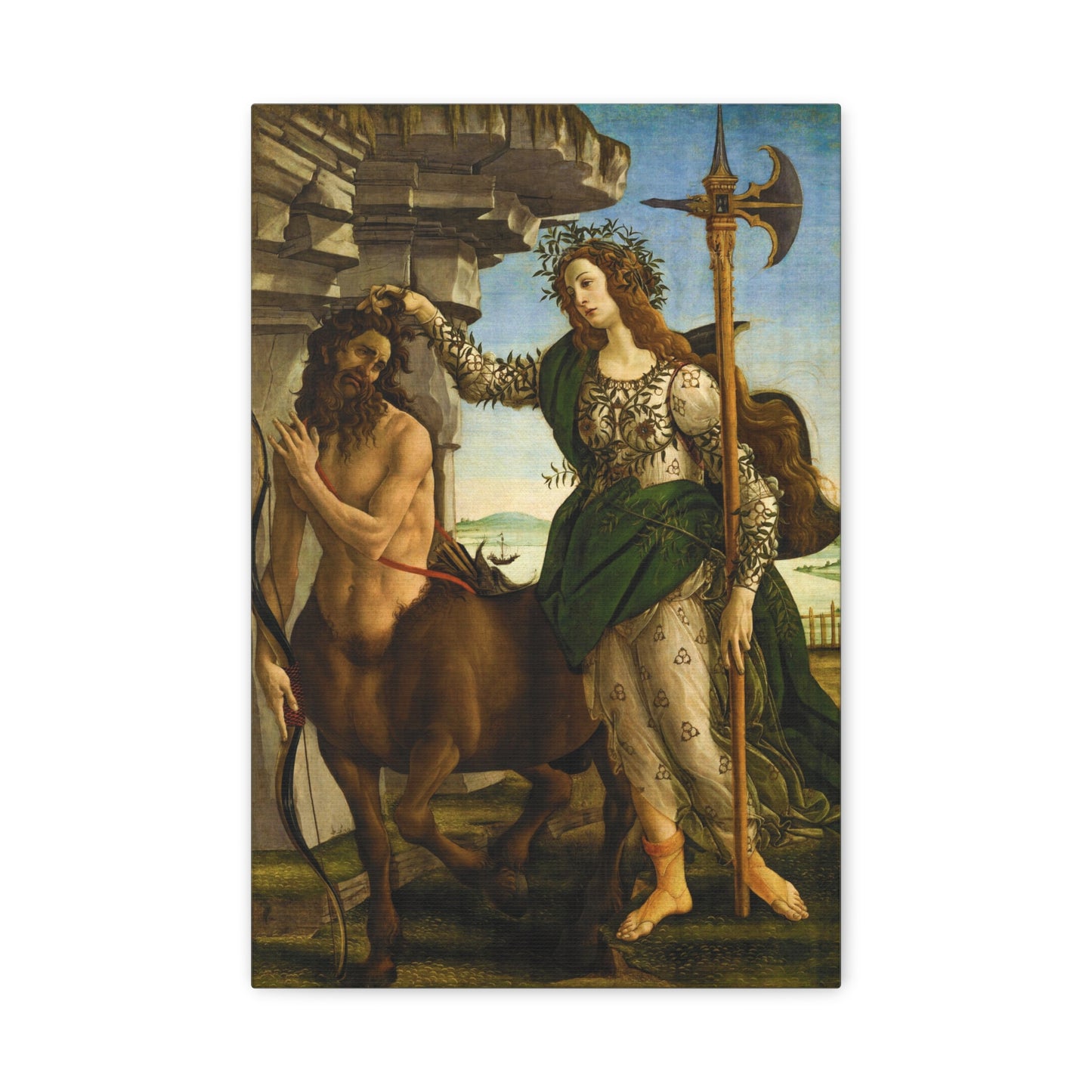 Pallas and the Centaur By Sandro Botticelli