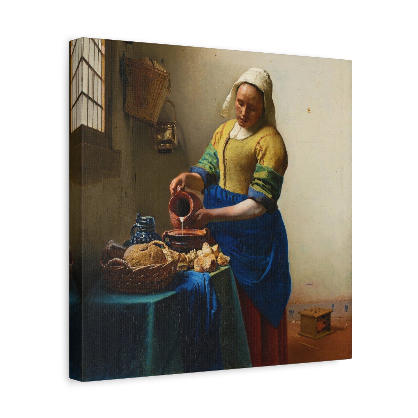 The Milkmaid By Johannes Vermeer