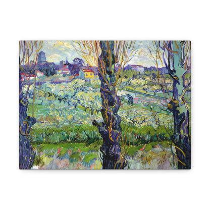 View of Arles, Flowering Orchards By Vincent van Gogh