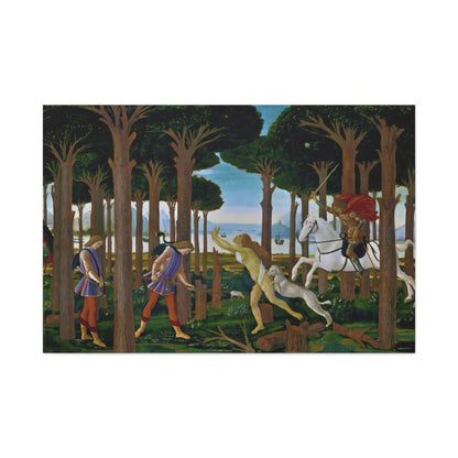 The Story of Nastagio degli Onesti By Sandro Botticelli