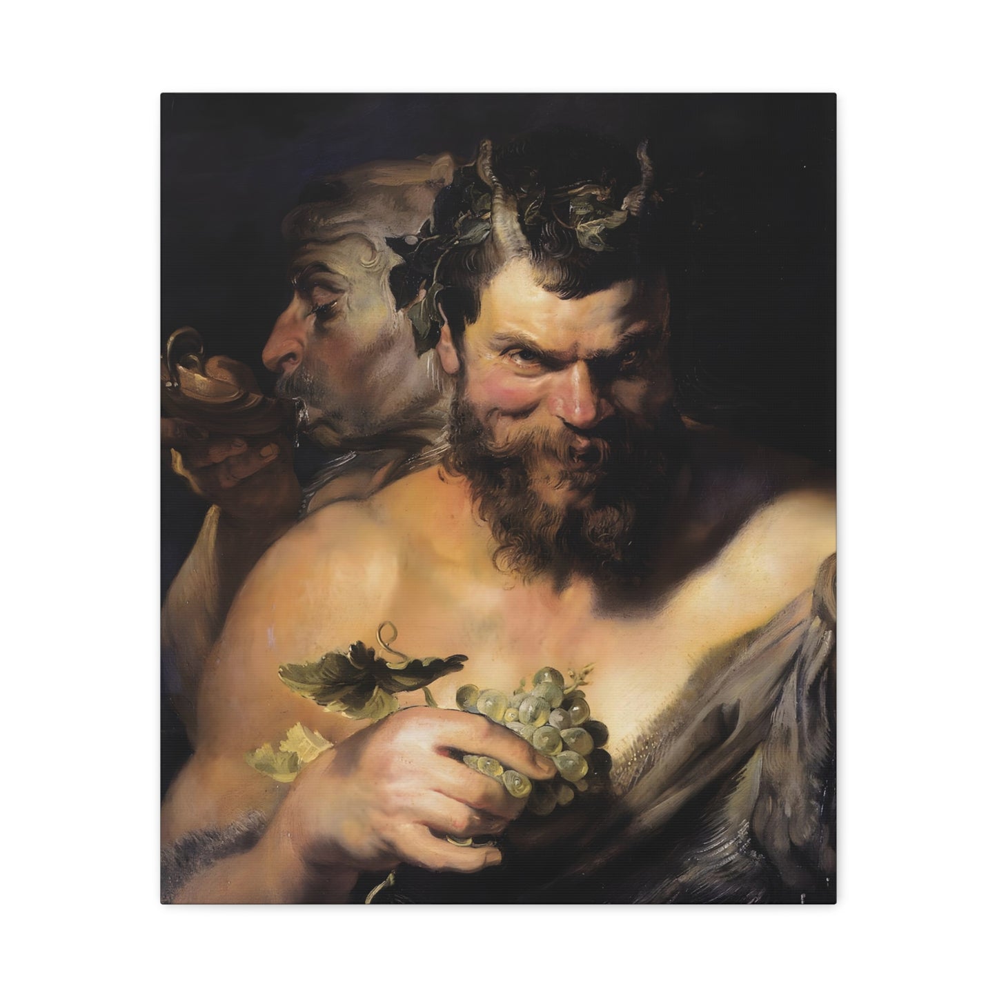 Two Satyrs By Peter Paul Rubens