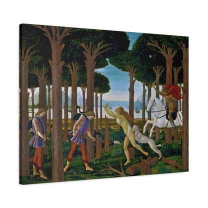 The Story of Nastagio degli Onesti By Sandro Botticelli