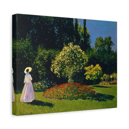 Jeanne-Marguerite Lecadre in the Garden By Claude Monet