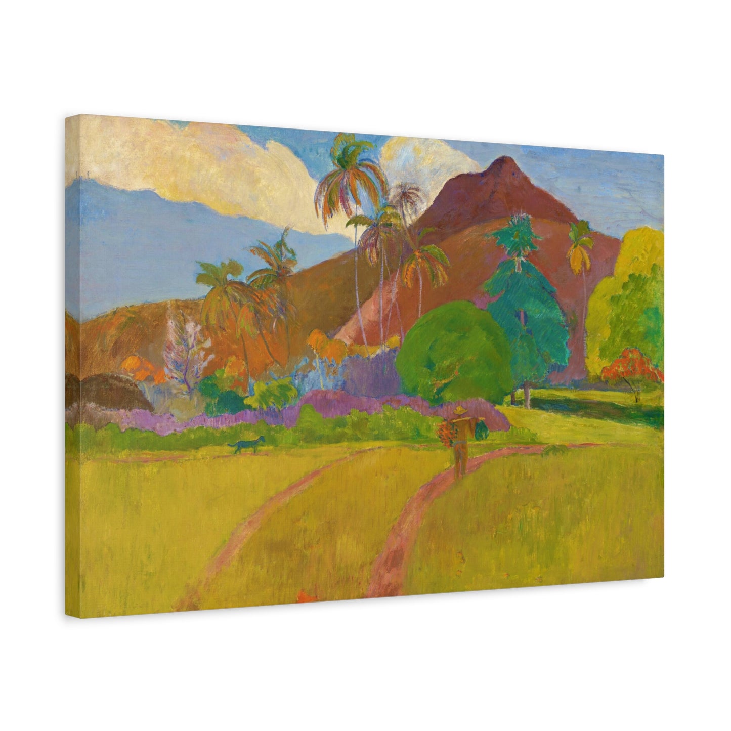 Tahitian Landscape By Eugène Henri Paul Gauguin