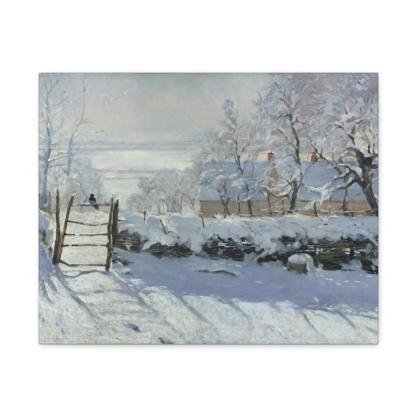 The Magpie By Claude Monet