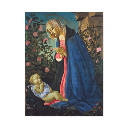 The Virgin Adoring the Sleeping Christ By Sandro Botticelli