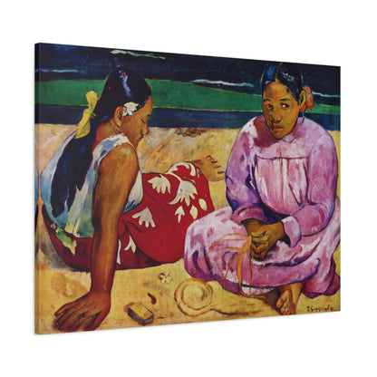 Tahitian Women on the Beach By Eugène Henri Paul Gauguin