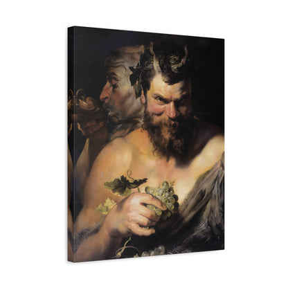 Two Satyrs By Peter Paul Rubens