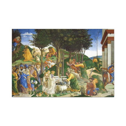 Youth of Moses By Sandro Botticelli