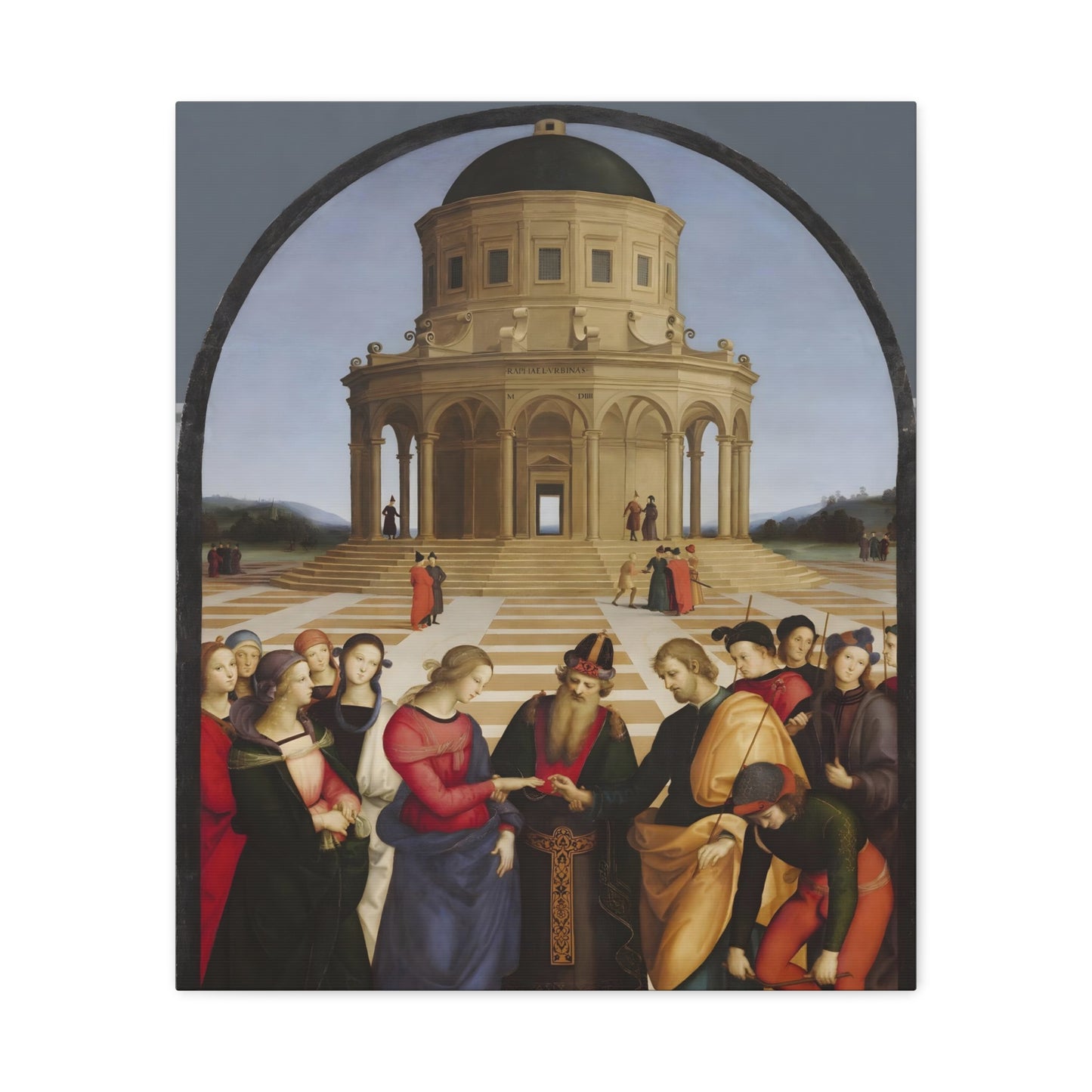 The Marriage of the Virgin By Raphael